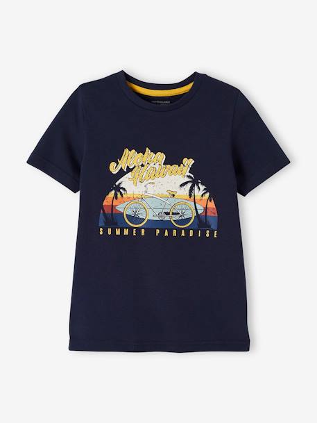 Jungen-Set: T-Shirt & Shorts, Hawaii Oeko Tex - senfgelb - 2