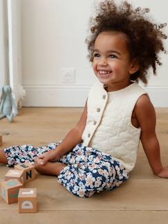 Babymode-Pullover, Strickjacken & Sweatshirts-Strickjacken-Baby Steppweste mit Wattierung aus Recycling-Polyester
