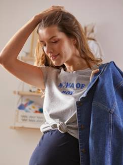 Umstandsmode-Umstandsshirts-T-Shirt aus Bio-Baumwolle, Schwangerschaft & Stillzeit