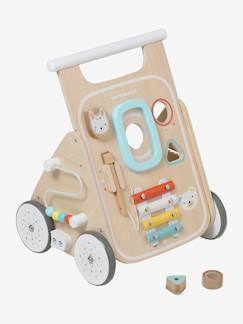 Spielzeug-Baby-Musik-Activity-Lauflernwagen mit Instrumenten, Holz FSC®