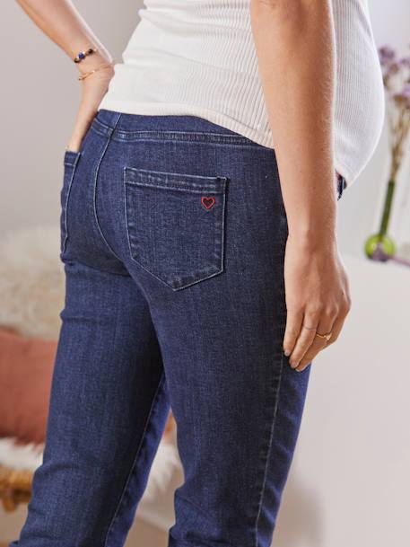 Umstands-Jeans in 7/8-Länge - bleached+dark blue - 10