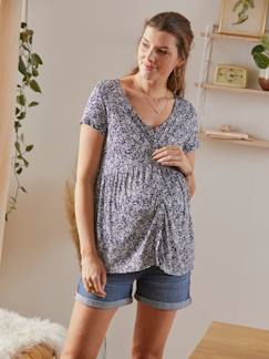 Umstandsmode-Bluse für Schwangerschaft und Stillzeit