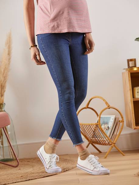 7/8 Slim-Fit-Jeans für die Schwangerschaft - blue stone+dark blue - 10