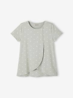 Umstandsmode-Stillmode-T-Shirt für Schwangerschaft und Stillzeit