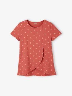 Umstandsmode-Stillmode-T-Shirt für Schwangerschaft und Stillzeit