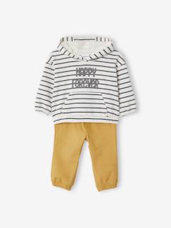 Babymode-Baby-Sets-Baby-Set: Kapuzensweatshirt & Hose