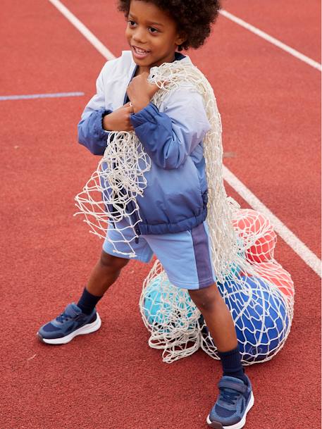Nachhaltige Kinder Sneakers, Recycling-Material - blau/olivgrün+marine - 17