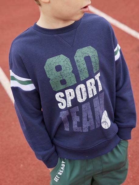 Jungen Sport Sweatshirt Oeko-Tex® - dunkelblau - 1