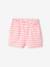 Mädchen-Set: Cropped-Top & Shorts - weiß gestreift - 3