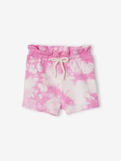-Mädchen Baby Sweat-Shorts, Batikmuster
