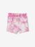 Mädchen Baby Sweat-Shorts, Batikmuster - gelb+rosa - 4