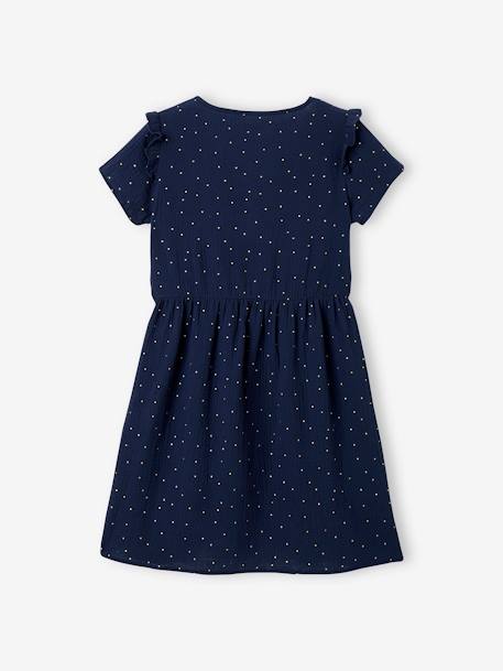Musselin-Kleid, Schwangerschaft & Stillzeit Oeko-Tex - aquamarin+blau+marine+weiß - 17