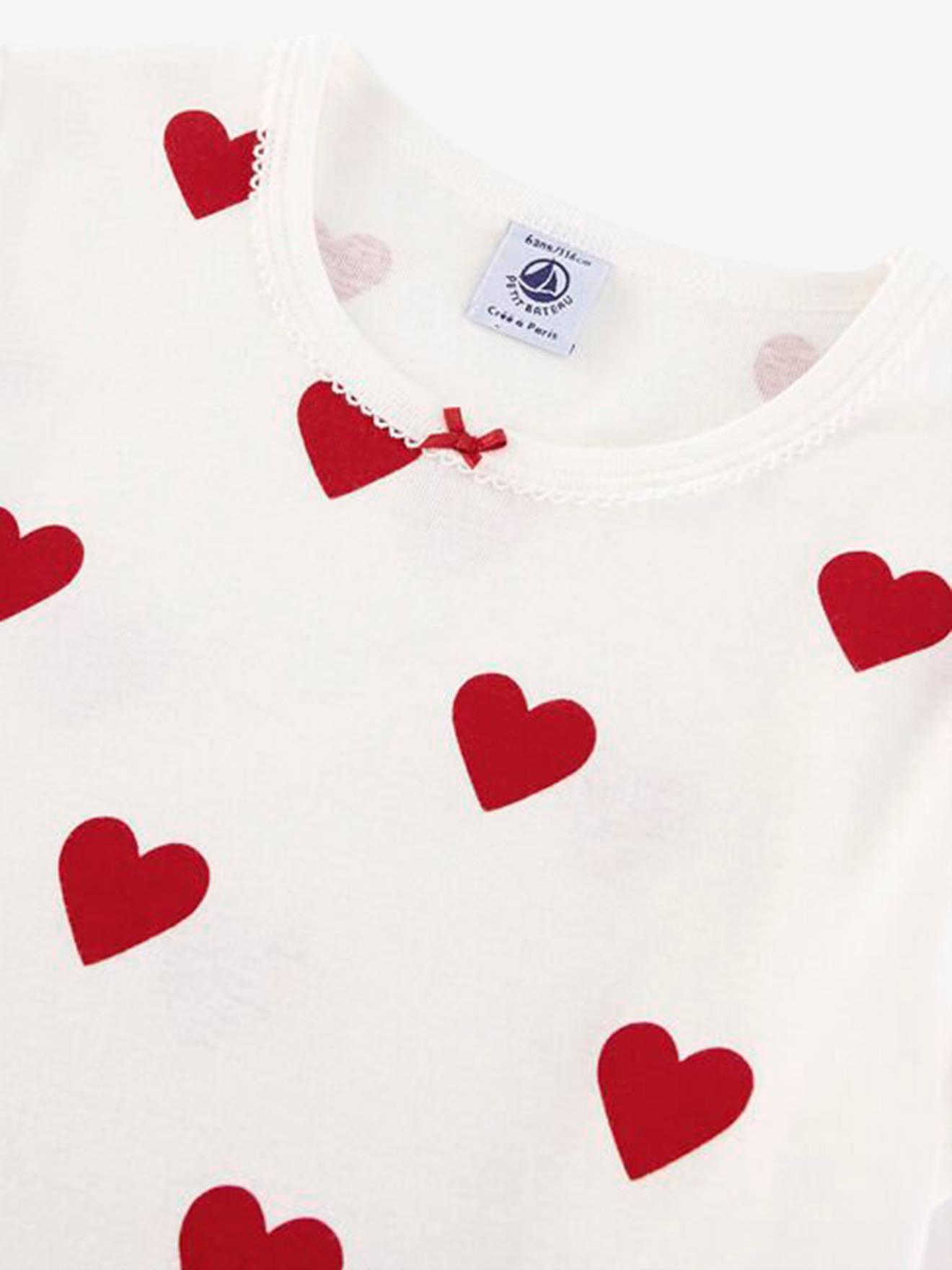 Thumbnail - Mädchen Nachthemd aus Bio-Baumwolle PETIT BATEAU