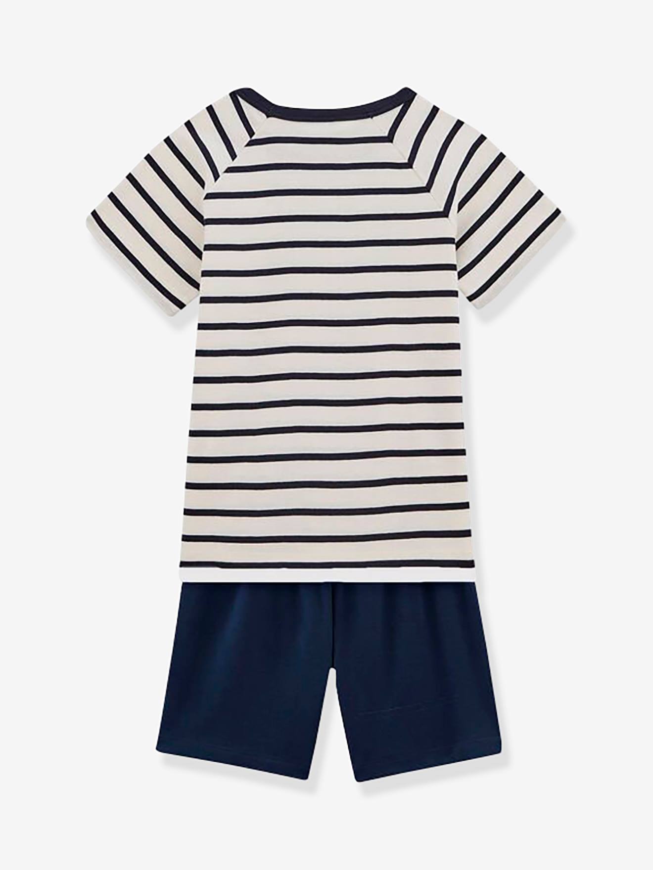 Thumbnail - Kurzer Jungen Schlafanzug Bio-Baumwolle PETIT BATEAU