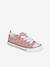 Mädchen Stoff-Sneakers mit Reißverschluss - grün bedruckt/tropical+pfirsich+rosa+rote blumen - 27