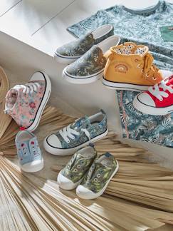 Kinderschuhe-Jungen Baby Stoff-Sneakers mit Gummizug