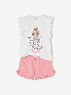 Maedchenkleidung-Kurzer Mädchen Schlafanzug Disney PRINZESSINNEN Cinderella