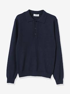 Jungenkleidung-Pullover, Strickjacken, Sweatshirts-Pullover-Jungenpullover mit Polokragen