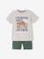 Jungen-Set: T-Shirt & Shorts, Leopard Oeko Tex® - khaki - 6