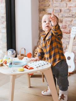 Spielzeug-Baby-Musik-Baby Spieltisch mit Musikinstrumenten, Holz FSC