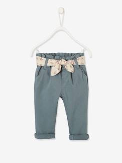 Babymode-Hosen & Jeans-Baby Hose mit Stoffgürtel