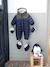 Gesteppter Baby Overall, Recycling-Polyester - nachtblau - 2