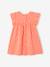 Baby Kleid BASIC - hellgelb+königsblau gestreift+rosa - 10