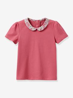 Maedchenkleidung-Mädchen T-Shirt mit Rundkragen aus Bio-Baumwolle
