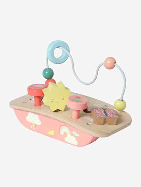 Baby Mini-Spieltisch, Holz FSC® - mehrfarbig/kirsche+sonne+mehrfarbig/pandafreunde - 2