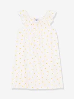 Maedchenkleidung-Schlafanzüge & Nachthemden-Kurzärmeliges Mädchen Nachthemd PETIT BATEAU, Sonne