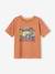 Jungen T-Shirt, grafischer Print - dunkelblau+orange - 4