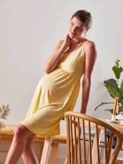 Umstandsmode-Stillmode-Kleid für Schwangerschaft & Stillzeit, Spaghettiträger