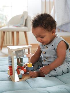 Spielzeug-Baby-Tasten & Greifen-Dreieckiges Activity-Spielzeug aus Holz FSC®