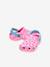 Baby Clogs „Classic Easy Icon Clog“ CROCS™ - marine/mehrfarbig bedruckt+rosa bedruckt - 10