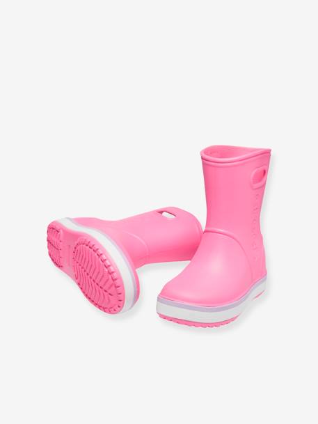 Kinder Gummistiefel „Crocband Rain Boot K“ CROCS™ - gelb+rosa - 12