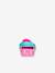 Baby Clogs „Classic Easy Icon Clog“ CROCS - marine/mehrfarbig bedruckt+rosa bedruckt - 8