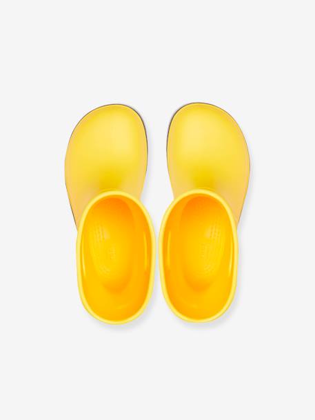 Kinder Gummistiefel „Crocband Rain Boot K“ CROCS™ - gelb+rosa - 4