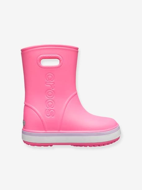 Kinder Gummistiefel „Crocband Rain Boot K“ CROCS™ - gelb+rosa - 8