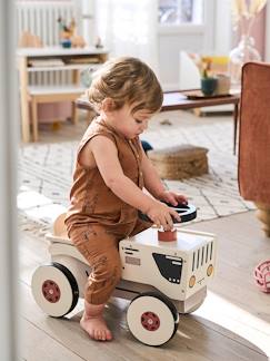 Spielzeug-Baby-Schaukeltiere, Lauflernwagen, Lauflernhilfe & Rutschfahrzeuge-Rutschfahrzeug „Traktor“ aus Holz FSC®