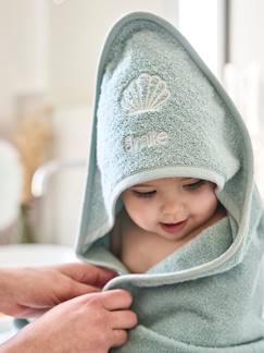 Baby Kapuzenbadetuch & Waschhandschuh, personalisierbar -  - [numero-image]