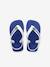 Baby Zehentrenner Brasil Logo II HAVAIANAS - dunkelblau+marine/weiß - 10