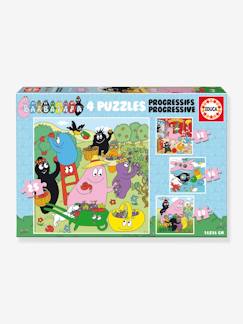 Spielzeug-Pädagogische Spiele-Puzzles-4er-Set Puzzles Barbapapa EDUCA®