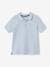Jungen Poloshirt, kurze Ärmel Oeko Tex® - grau meliert+graugrün+hellblau+marine+rot+weiß - 8