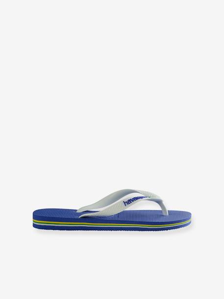 Kinder Zehentrenner Brasil Logo HAVAIANAS - leuchtgrün+leuchtrosa+marine/weiß+nachtblau - 12