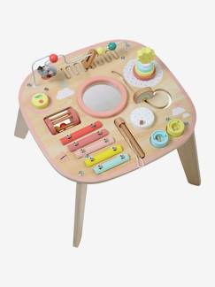 Spielzeug-Baby-Baby Spieltisch mit Musikinstrumenten, Holz FSC®