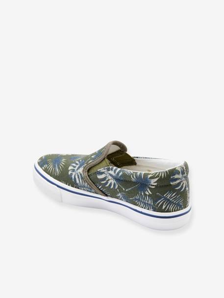 Jungen Slip-on-Sneakers - khaki bedruckt tropical - 2