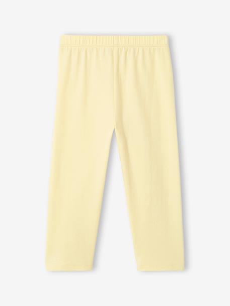 2er-Pack Mädchen 3/4-Leggings BASIC Oeko-Tex - dunkelrosa+grau meliert+schwarz+pack koralle+pack türkis - 15
