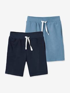 2er-Pack Jungen Sweat-Shorts BASIC Oeko-Tex, Bundweite verstellbar  [numero-image]