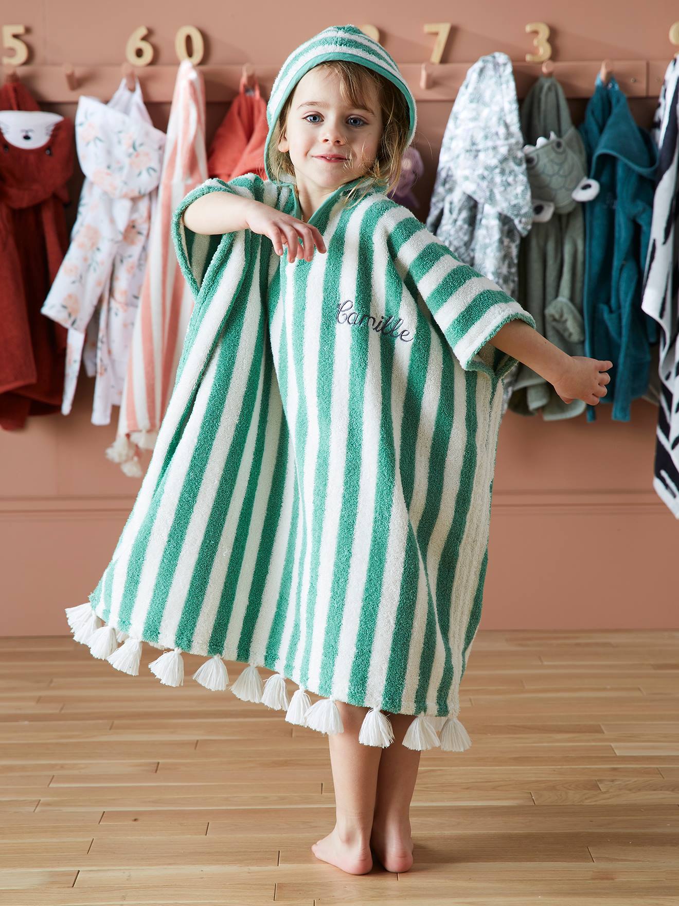 Kinder Bade-Poncho