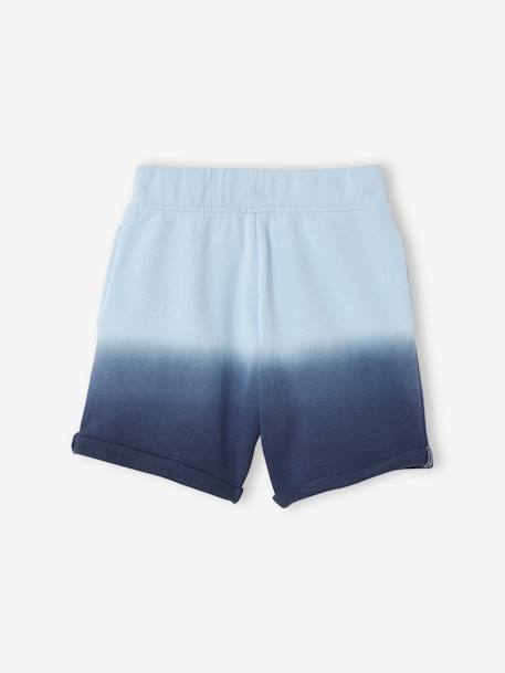 Jungen Sweat-Shorts Oeko-Tex® - dunkelblau bedruckt dinos+hellblau/blau farbverlauf+khaki bedruckt savanna tiere - 8